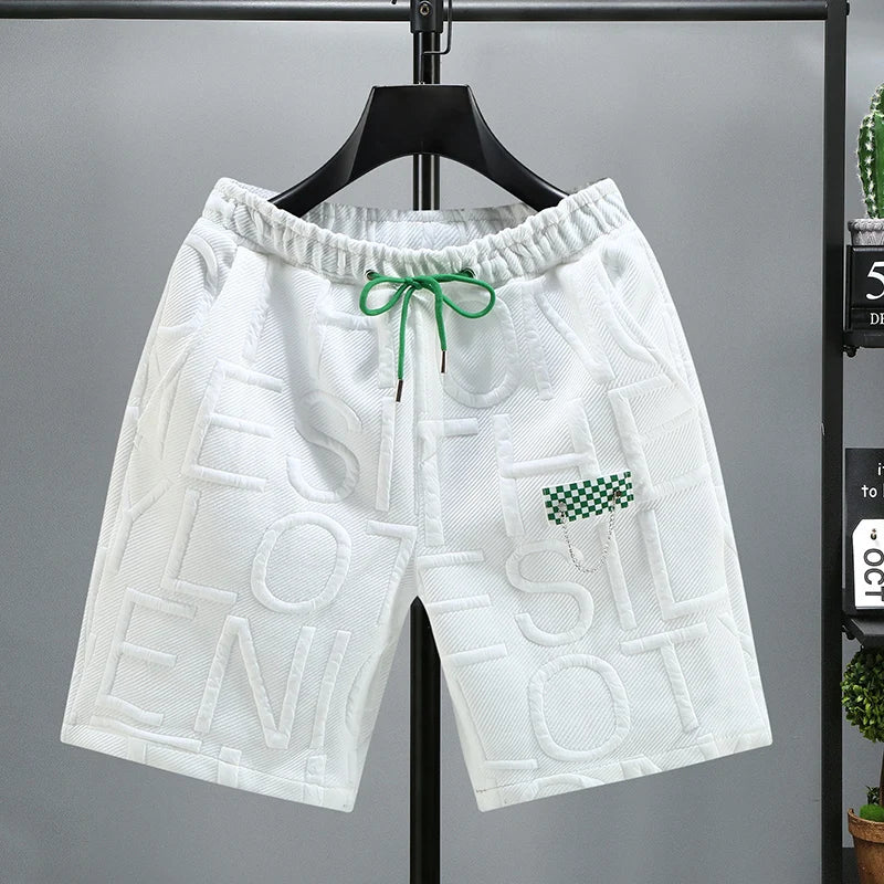 Elastic Waist Knitted Shorts